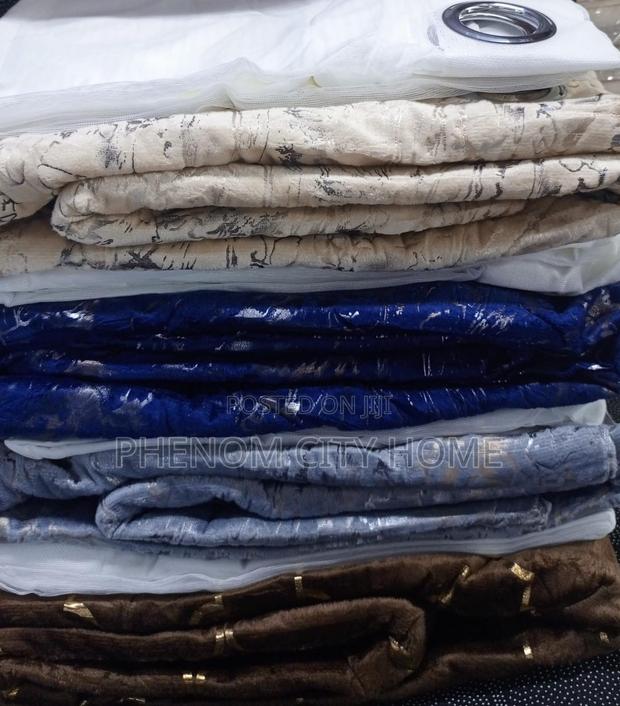 Luxury Marble Ready Made Curtains - main view