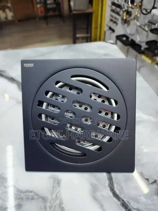 Black Floor Drain - Brimix - main view