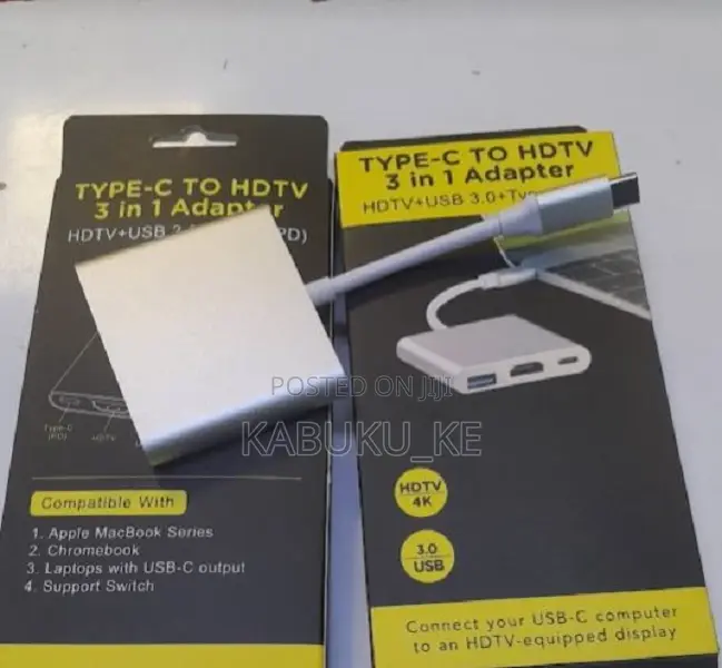 3 in 1 Type-C to HD HDMI USB 3.0 Hub USB-C