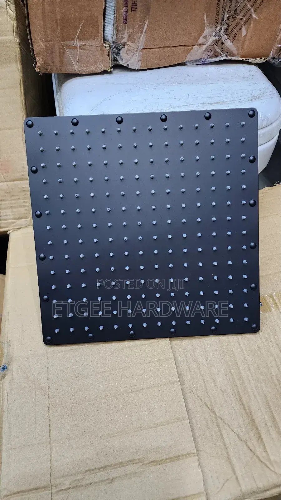 Black Rain Shower Head