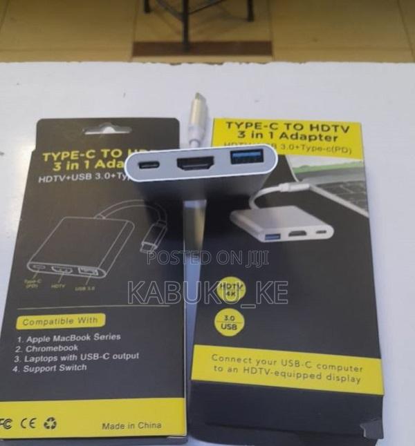 3-in-1 Type-C Hub to HDMI