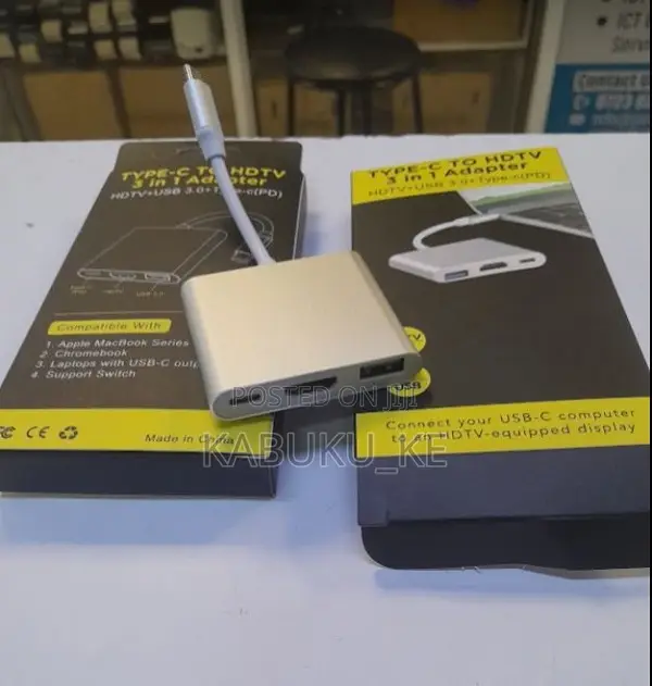 Type C to HDTV 3 in 1 Adapter Usb Hub