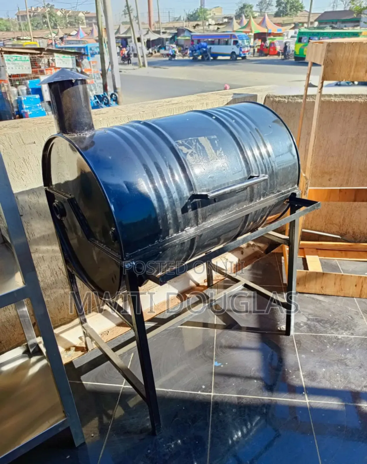 Galvanized Modern Nyama Choma Grill