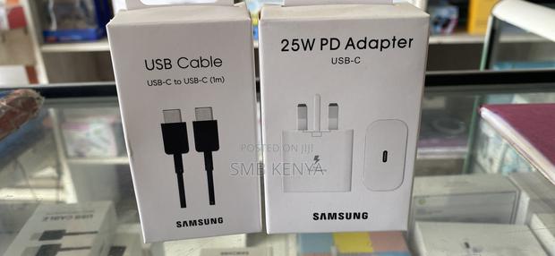 Samsung 25 Watts Full Charger (Type C Adapter +C-C Cable) - thumbnail 2