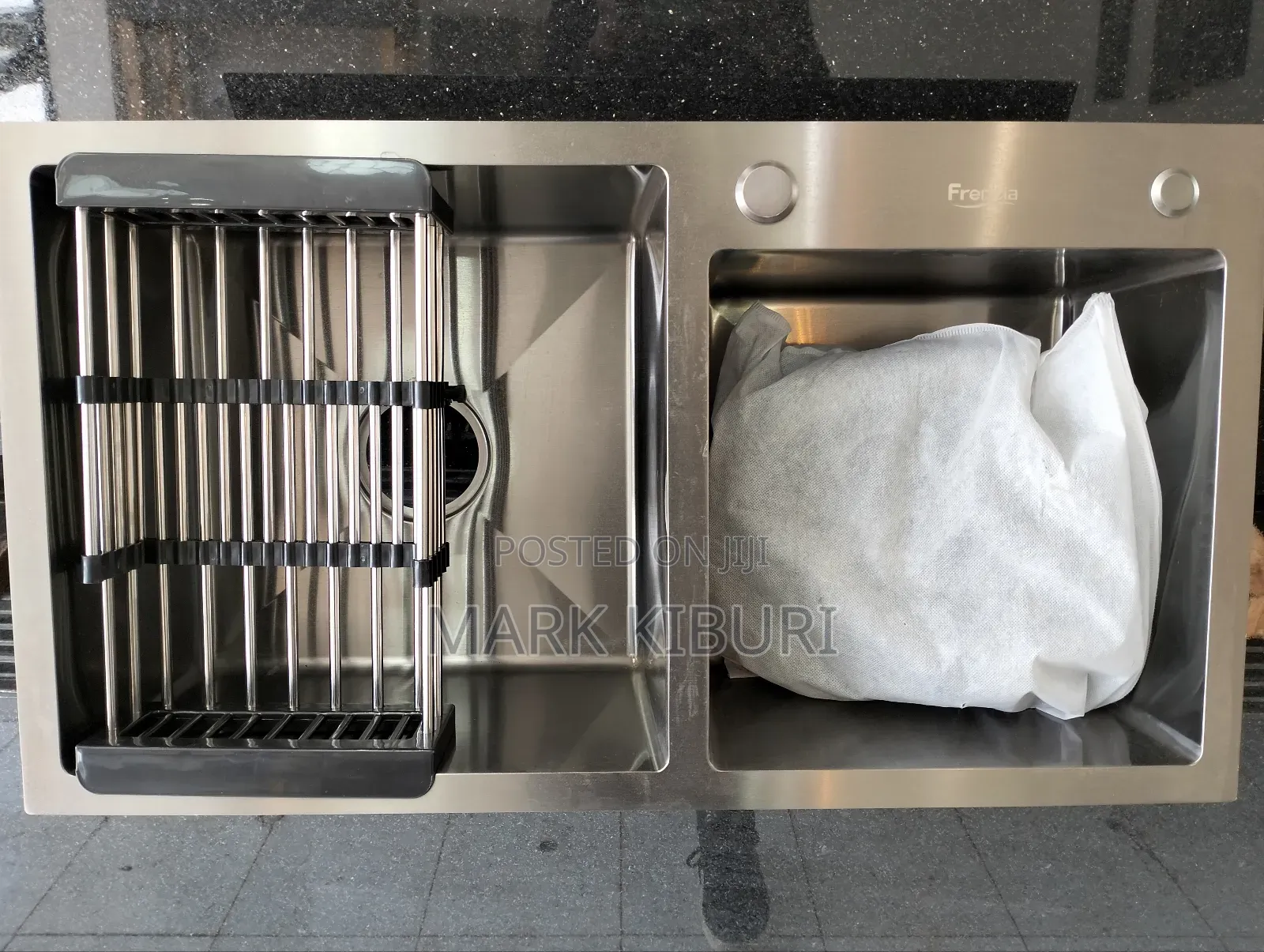 Black Double Bowl Sink