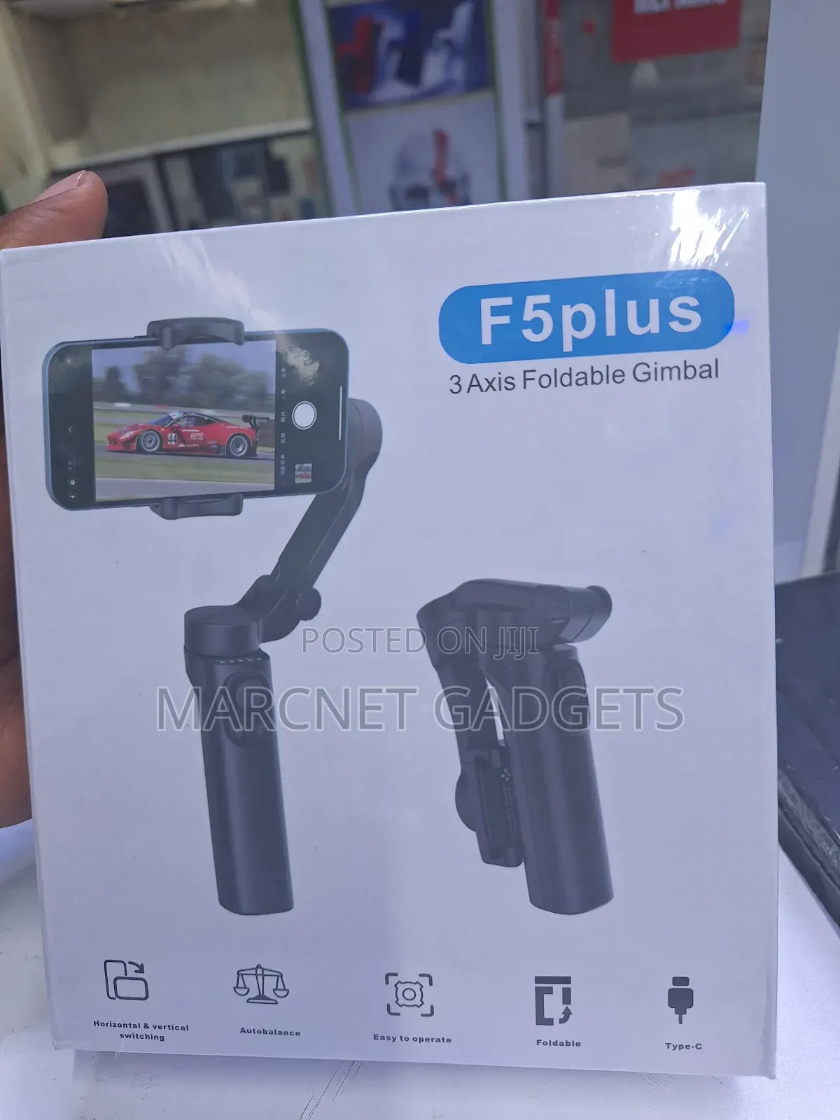 F5plus 3 Axis Foldable Gimbal Hand Held