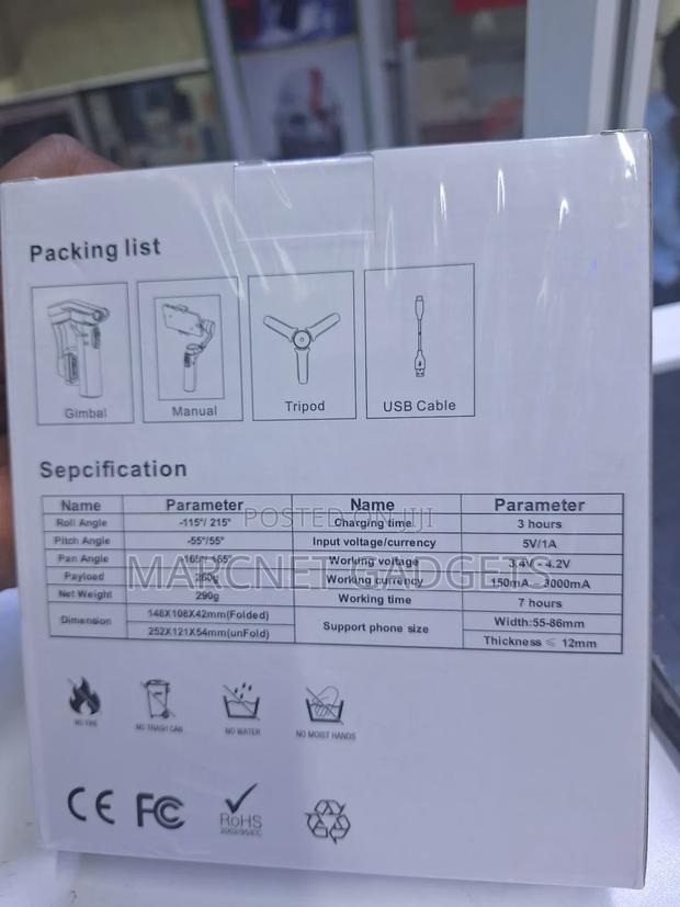 F5plus 3 Axis Foldable Gimbal Hand Held - thumbnail 2