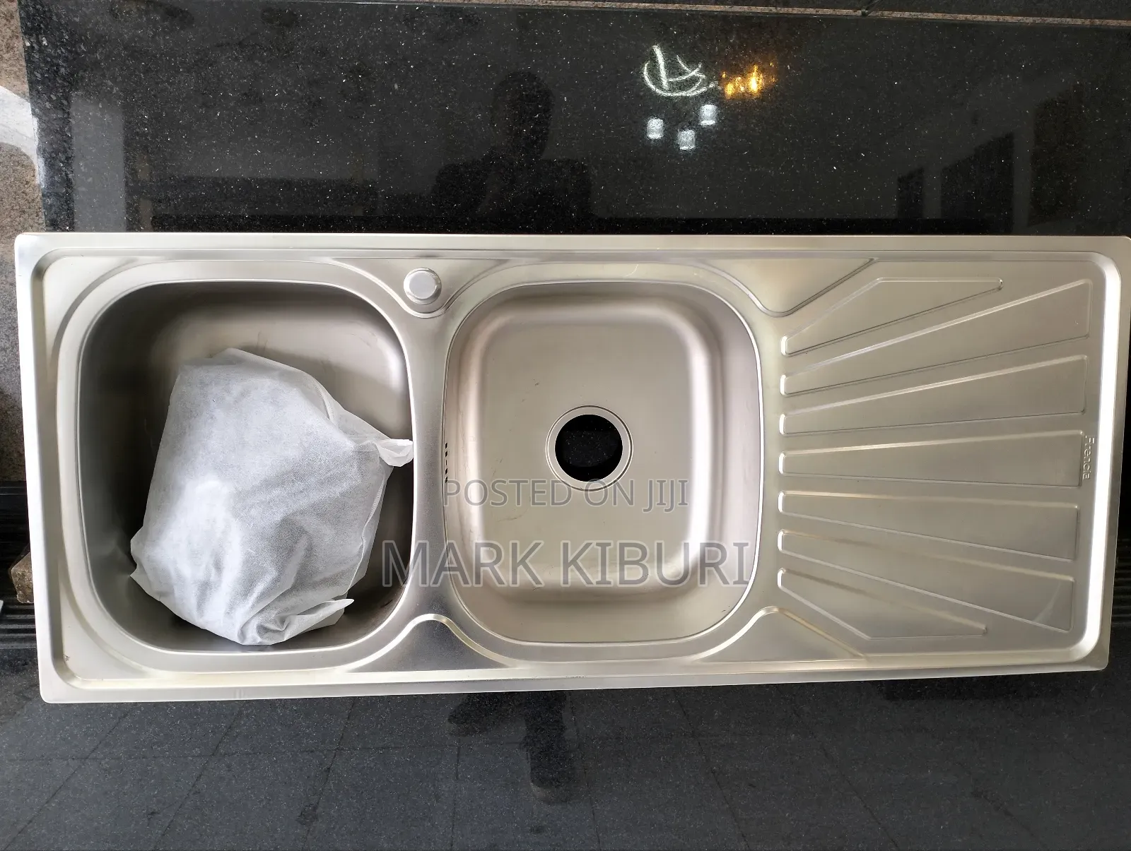 Double Bowl Single Drain Sink Heavy Gauge