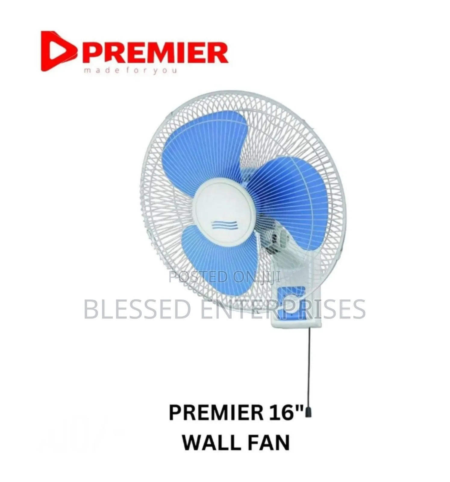 Premier 16" Wall Fan/ Electric Wall Fan