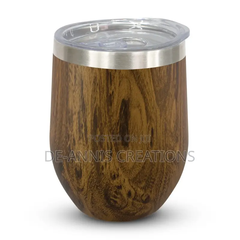 Brown Wooden Tumbler - 300ml