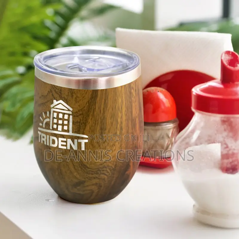 Brown Wooden Tumbler - 300ml