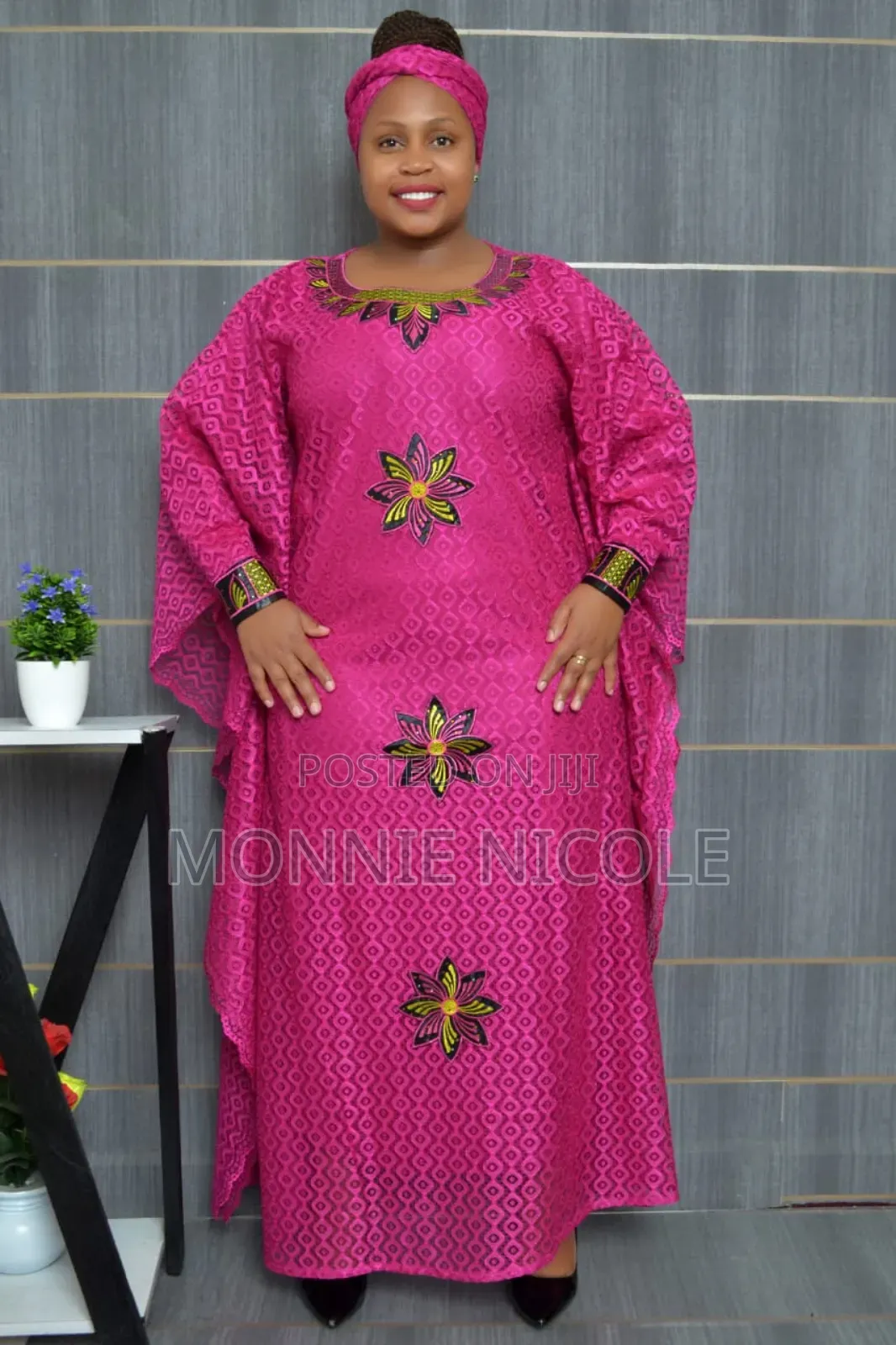 Deep Pink Africa Traditional Attire/Ruracio Dresses
