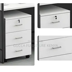 4 Way Office Workstation - Modular Open View Workspace