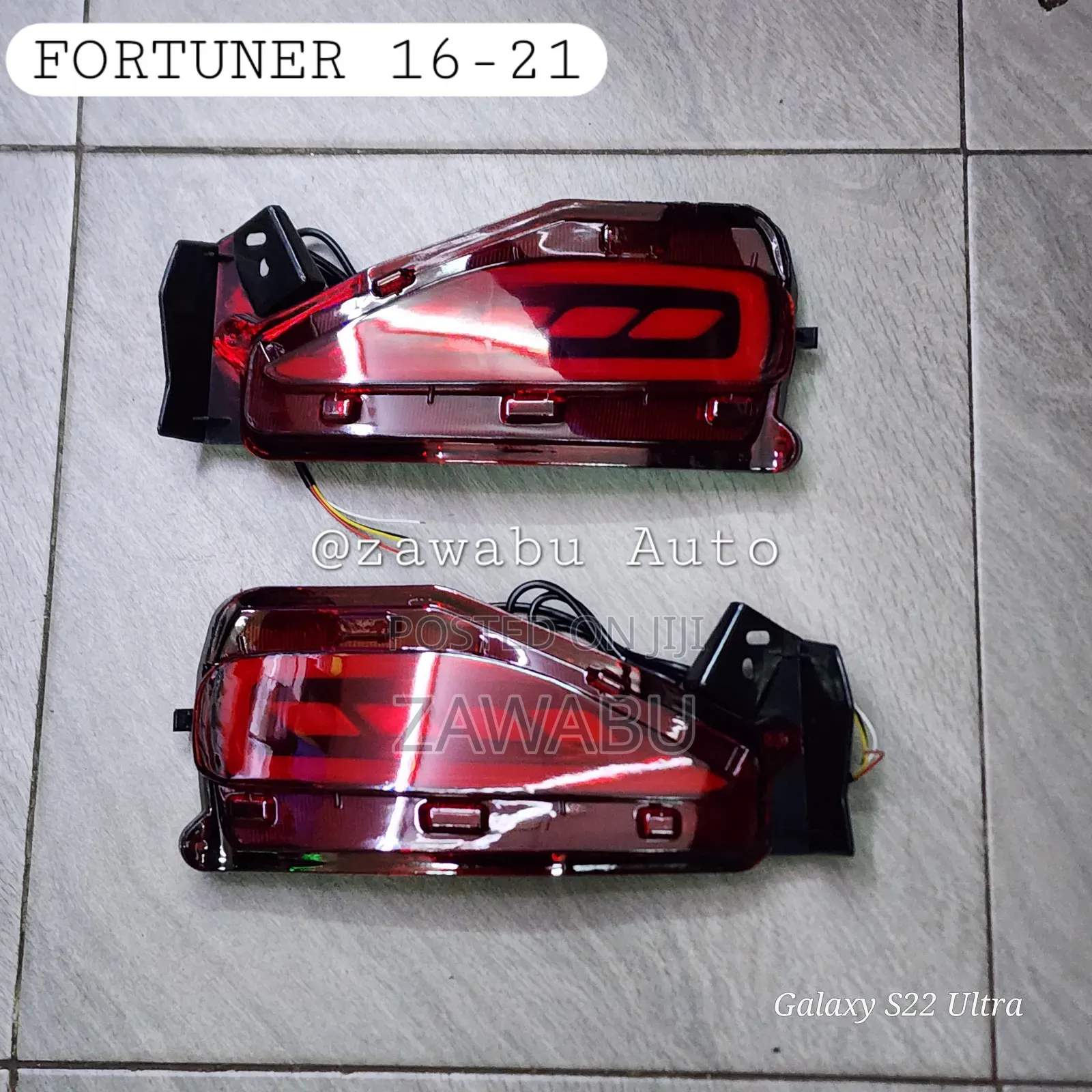 Toyota Fortuner 2016-2021 Rear Reflectors LED