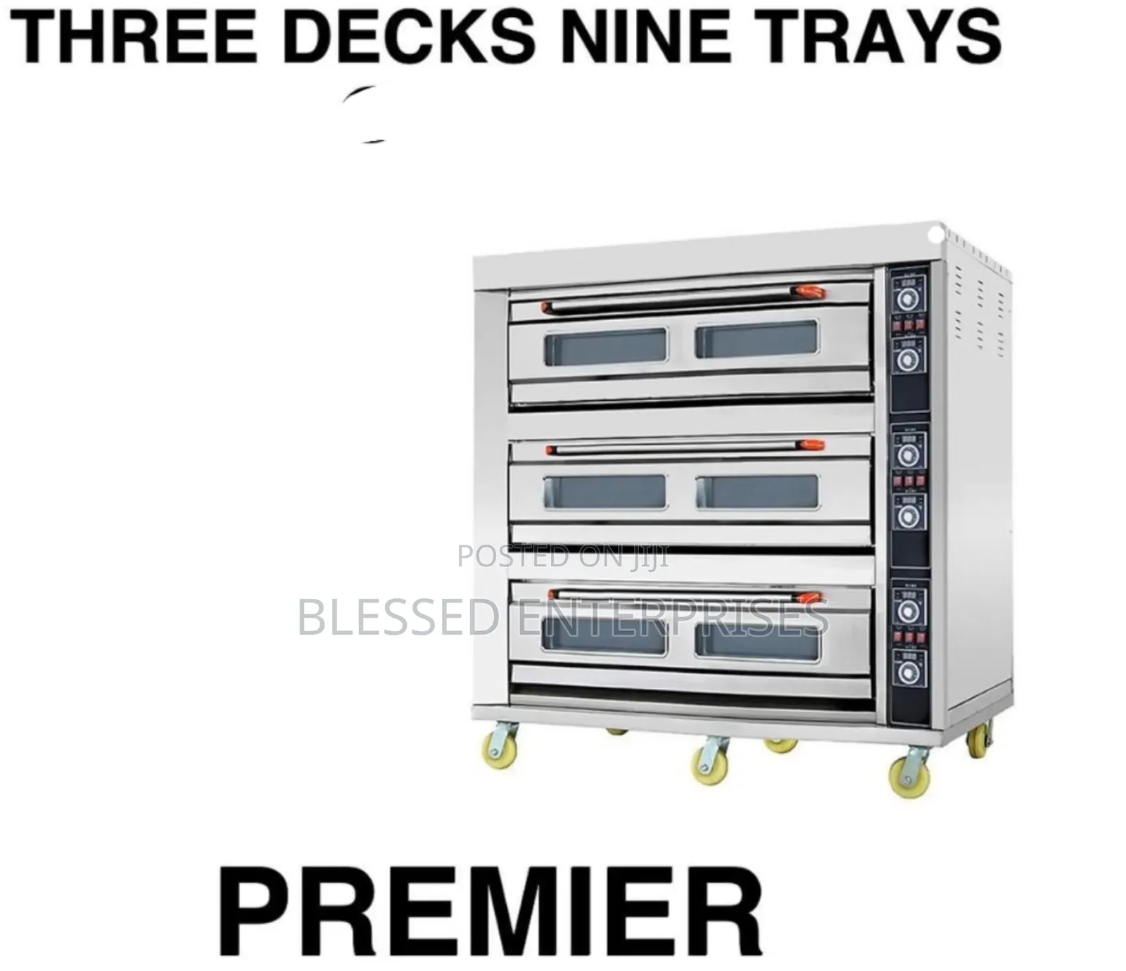 Premier 3 Deck 6 Trays Oven Machine/ Premier Commercial Oven