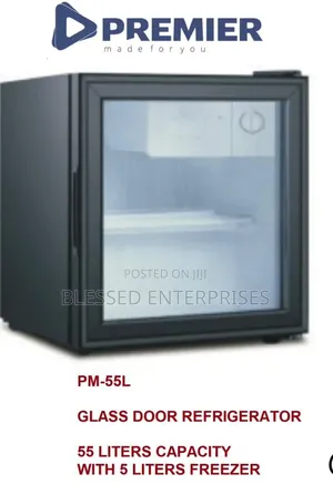 55l Glass Door Refrigerator With 5l Freezer