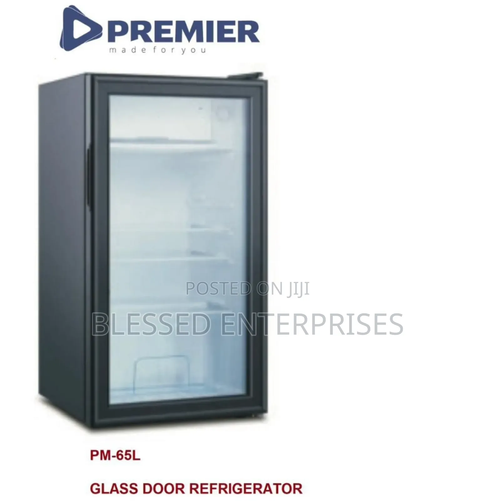 65l Glass Door Refrigerator With 10l Freezer