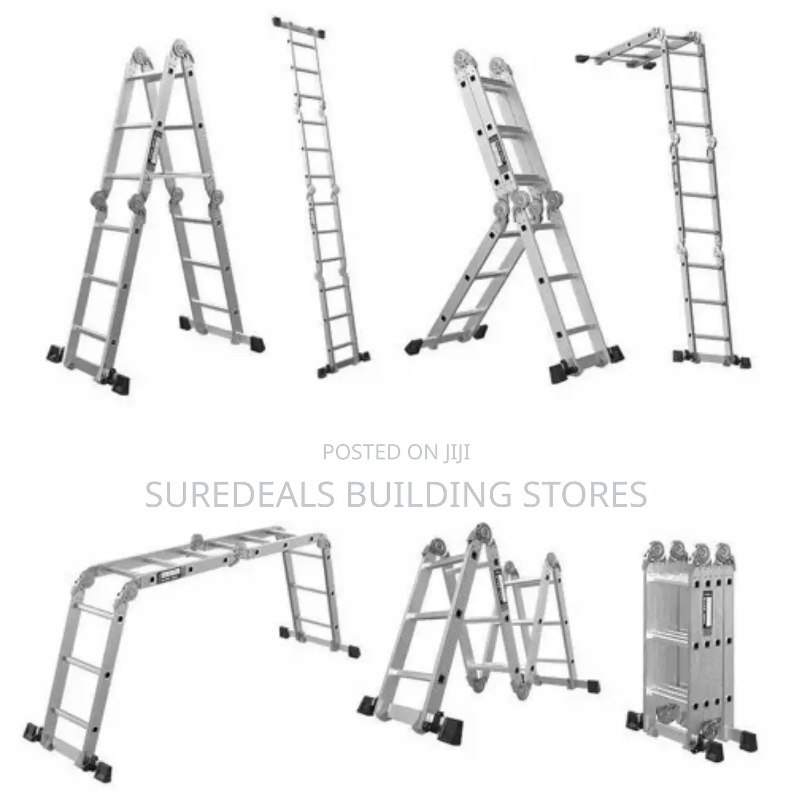 4by8 Aluminium Folding Ladder 32ft