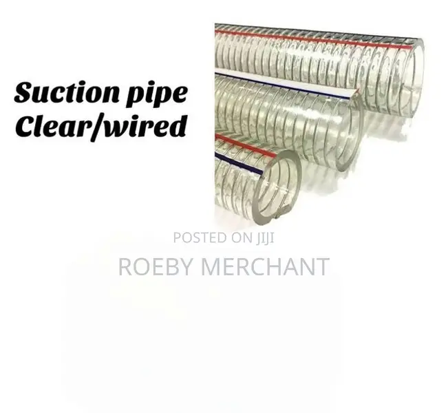 Premier 3 Inch 12M Suction Pipe Wired /Clear