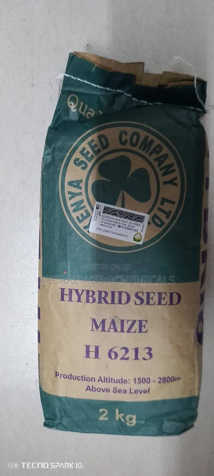 Highland Maize Seeds 6213 2kgs Kenyaseed