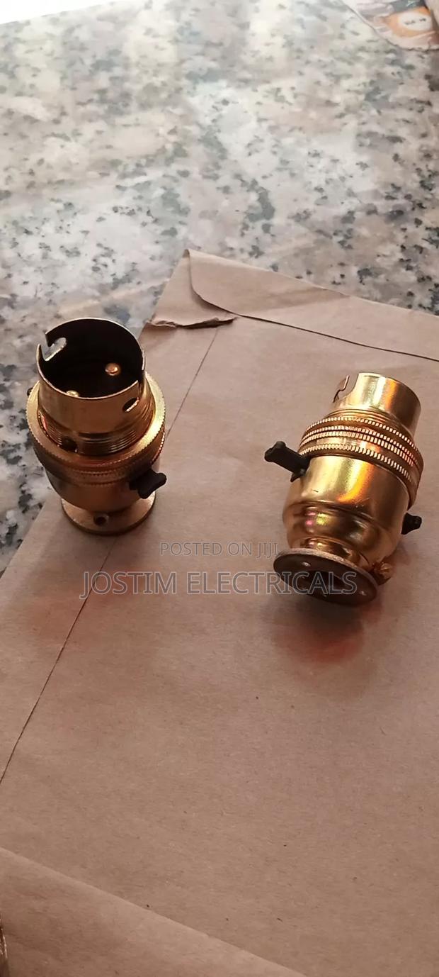 Bayonet Socket BC B22 Brass - thumbnail 2