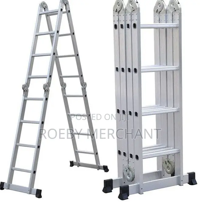 5.7m Scaffold Ladder Heavy Duty Giant Aluminum