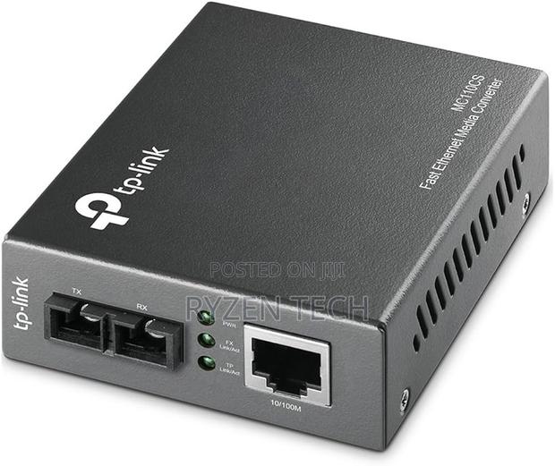 ,Tplink Mc110cs 10/100mbps Single Mode Media Converter - main view