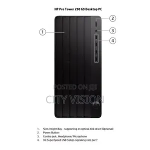New Desktop Computer HP 8GB Intel Core I3 SSD 256GB