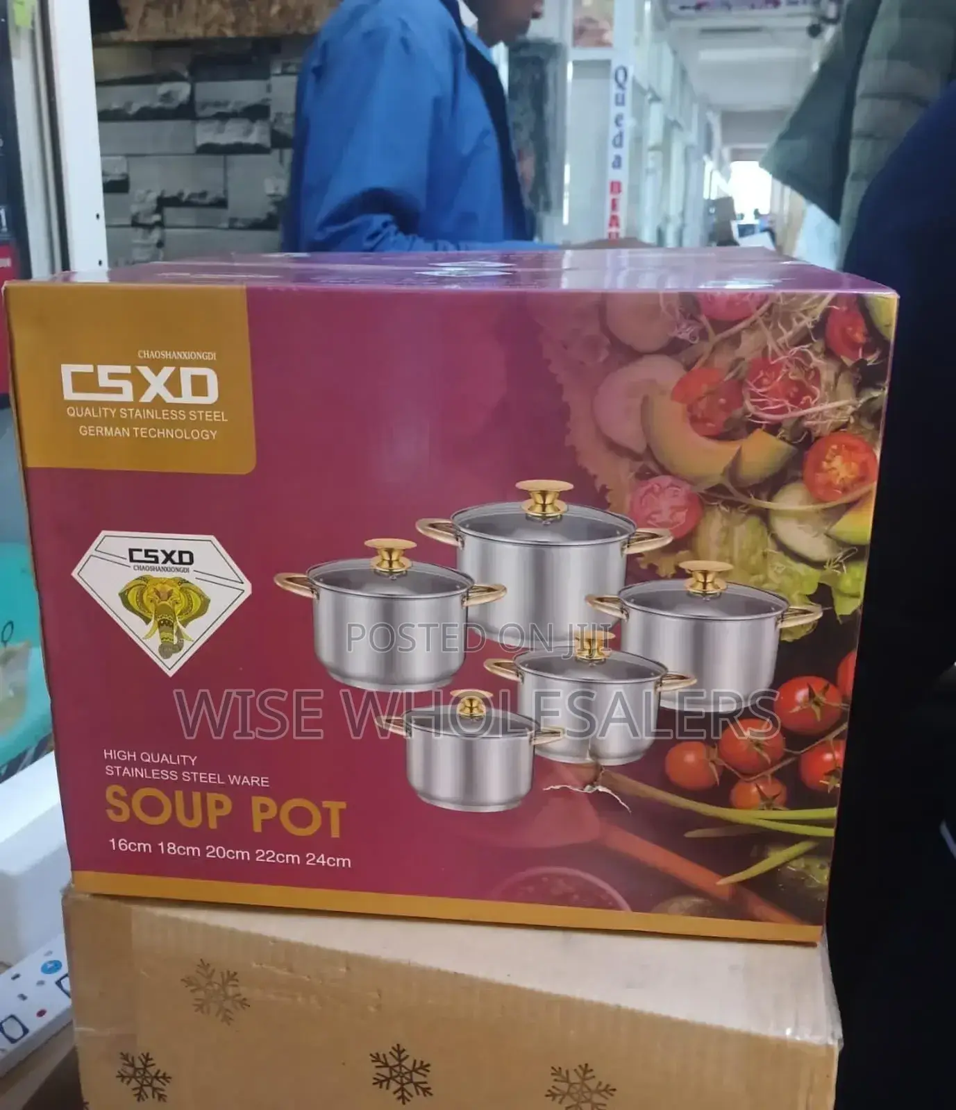 Jp New Model 10 Pcs Stainless Cookware Available