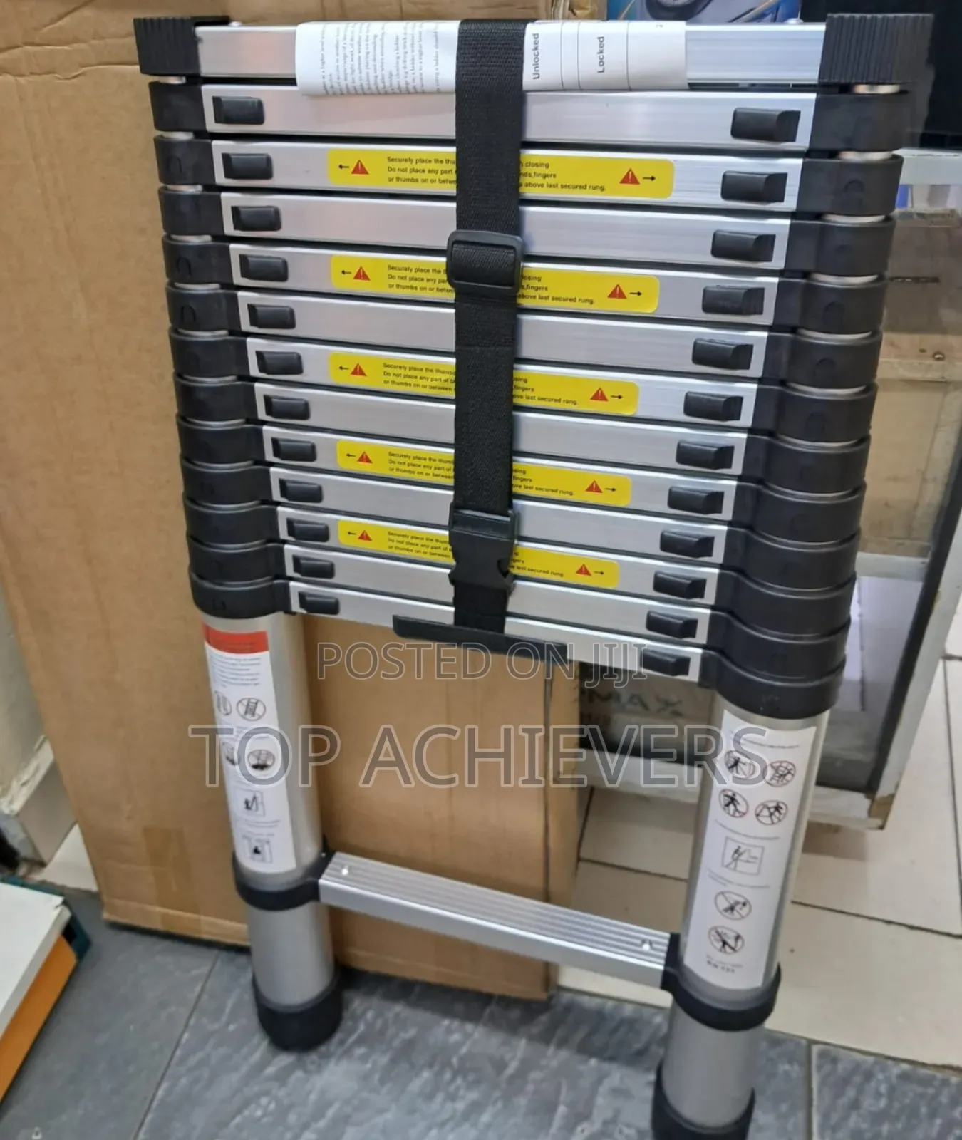 4.1m Telescopic Ladder Multipurpose Ladder