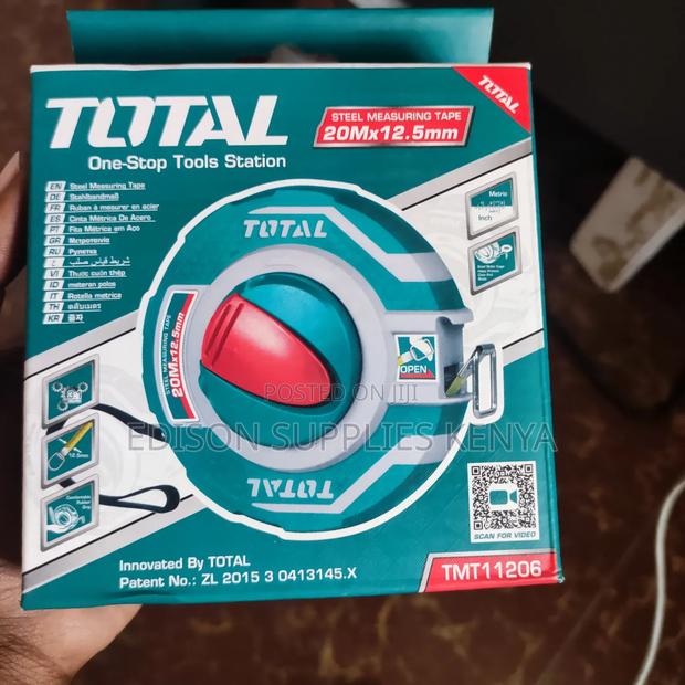 Total Steel Measuring Tape 20m Round Tape Measure 20 Metres