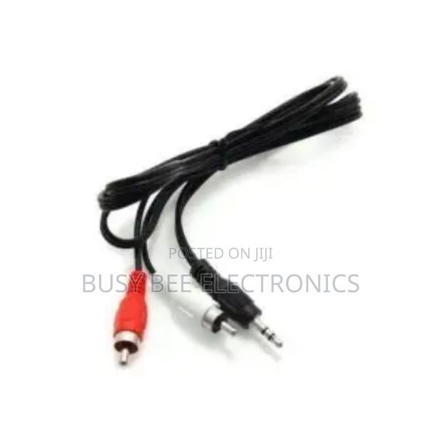 3.5MM Jack Plug to 2 RCA Male Connectors Adapter - main view