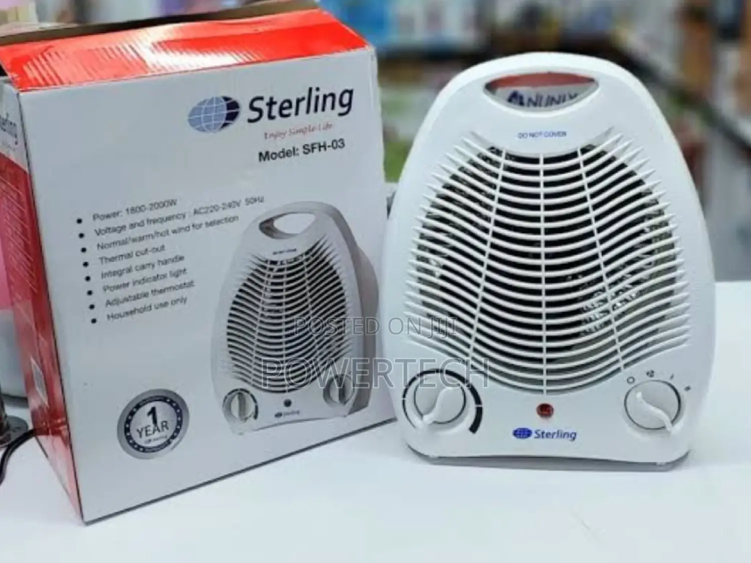 Sterling Room Heater With Fan