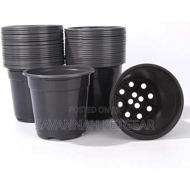 Recyclable Plastic Plant Seedling Flower Pots 1L - 10 PCS