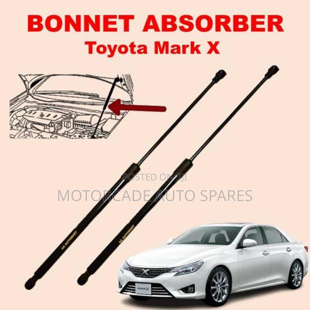 Toyota Mark X 2014/2015 Bonnet Shocks