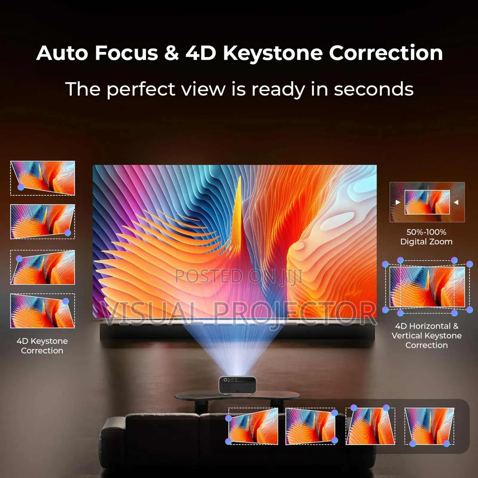 WZATCO Yuva Ultra Android Projector