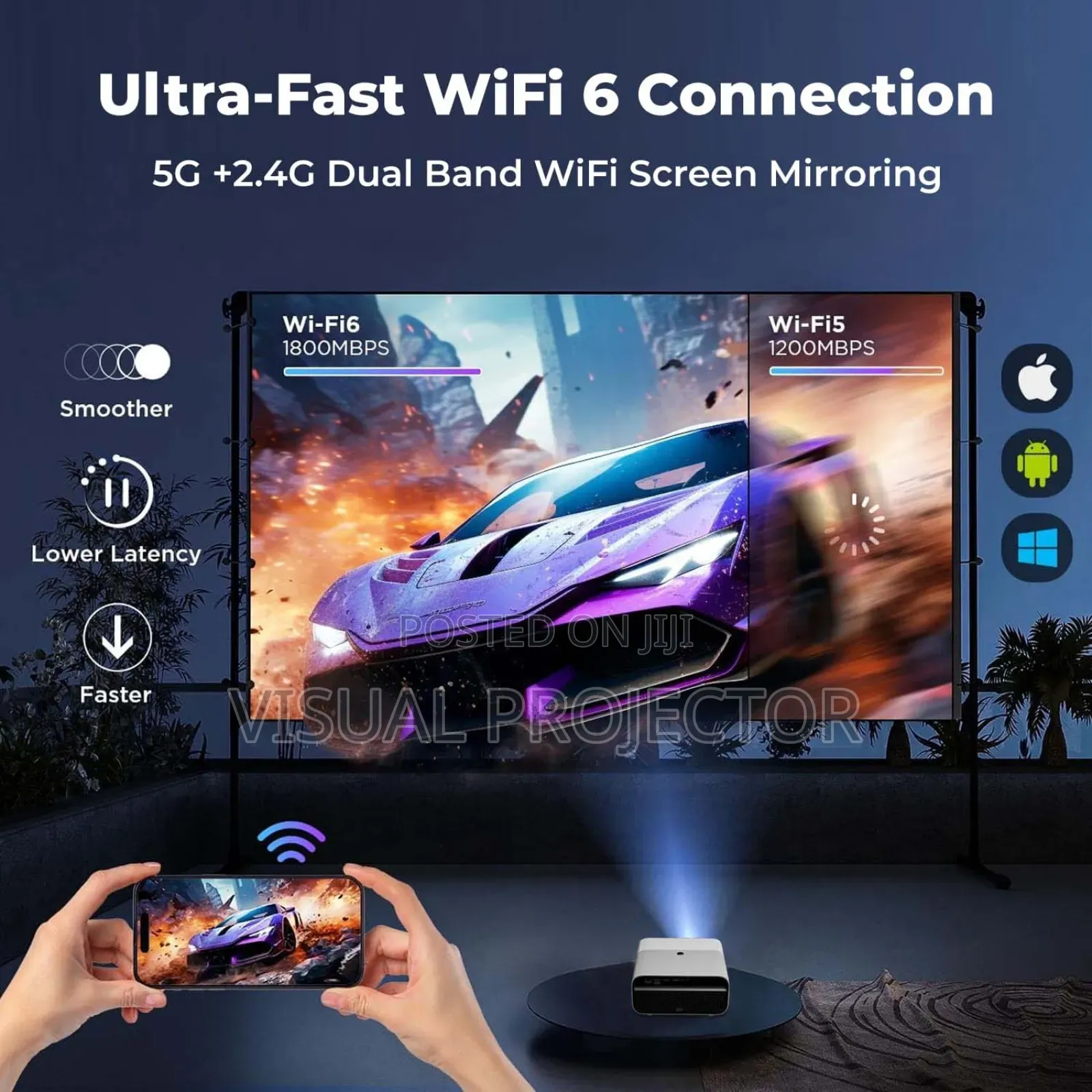 WZATCO Yuva Ultra Android Projector