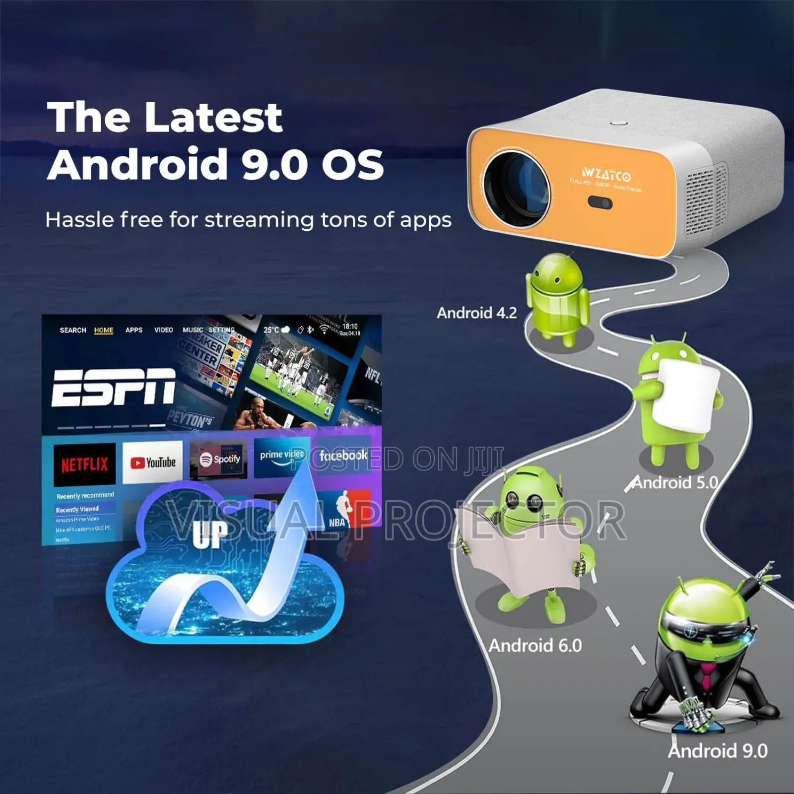 WZATCO Yuva Ultra Android Projector