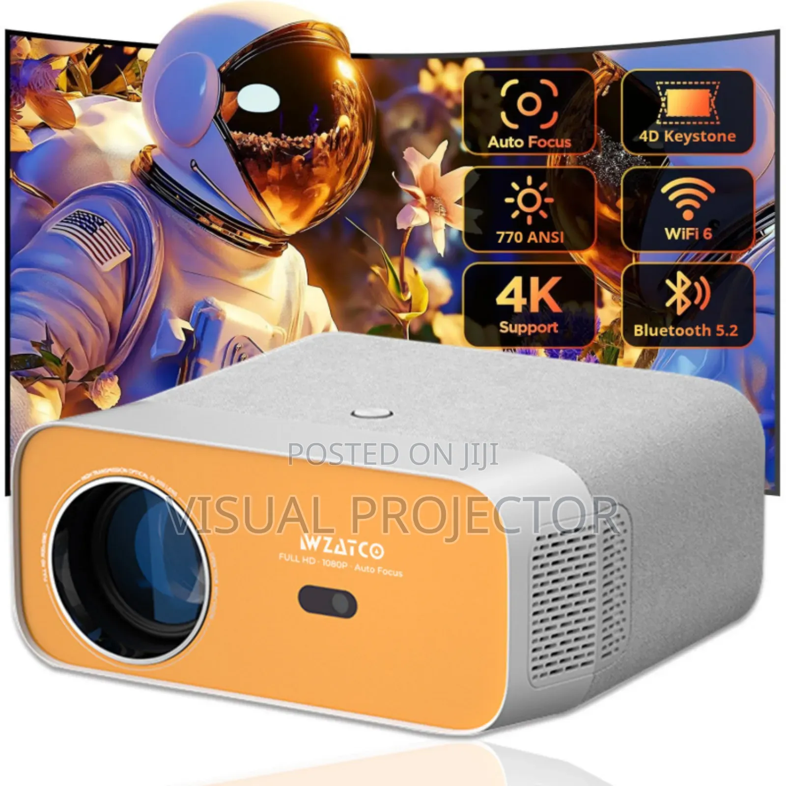 WZATCO Yuva Ultra Android Projector