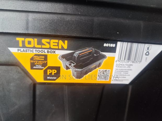 Tool Box Tolsen Toolbox Open Top Design Plastic Tool Box - thumbnail 4