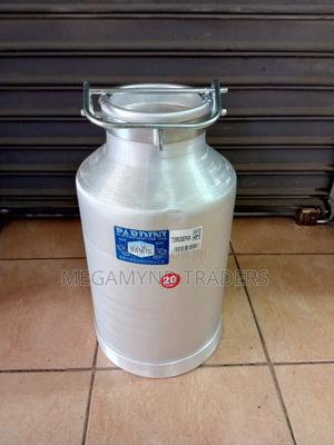 20 LTR Aluminium Milk Can / Locable Milk Can - thumbnail 2