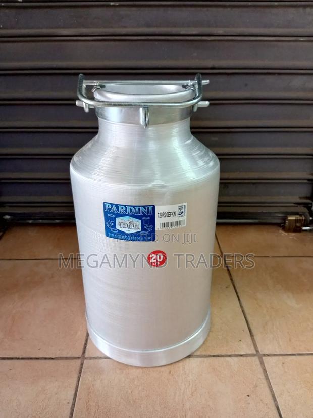 20 LTR Aluminium Milk Can / Locable Milk Can - thumbnail 3
