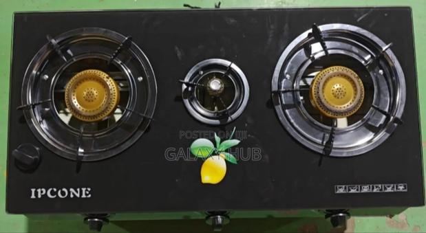 Ipcone 3 Burner Glass Top Cooker Auto Ignation