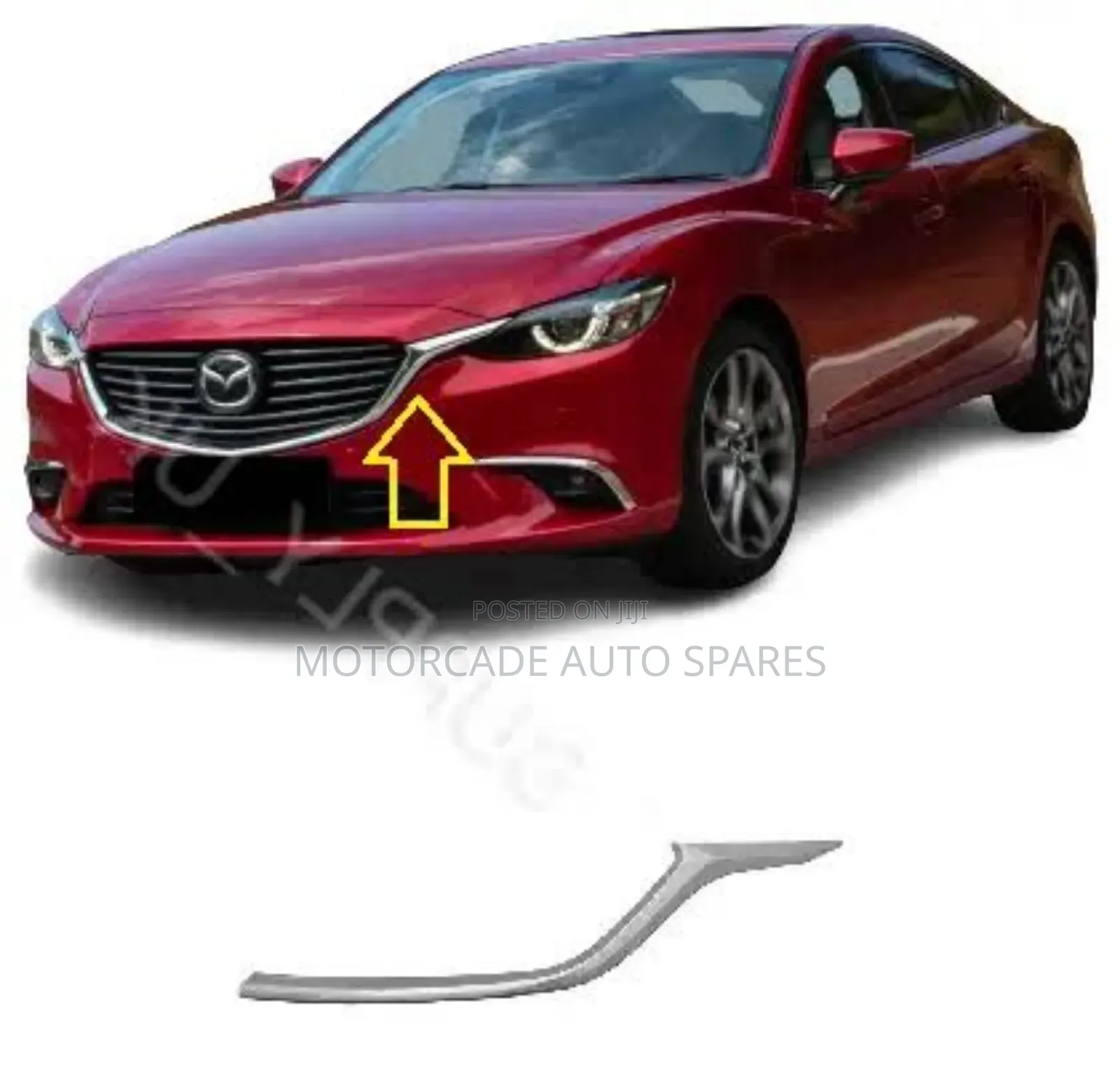 Mazda Atenza Garnish Grill Chrome Bumper