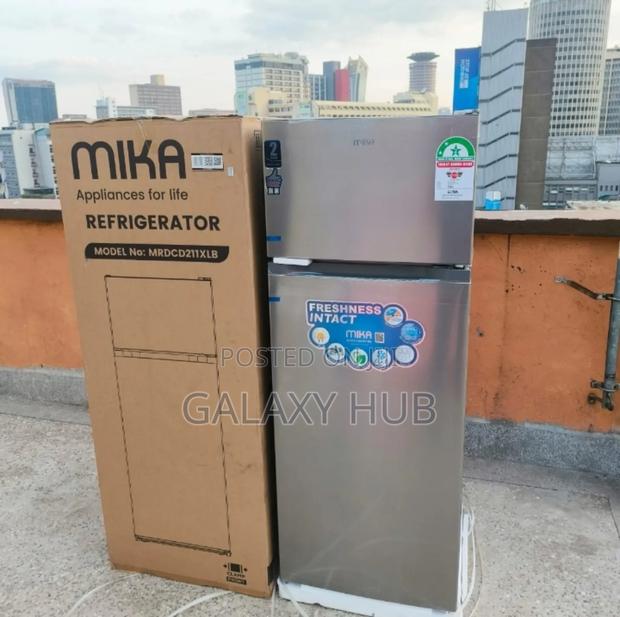 Mika 211litres Double Door Refrigerator