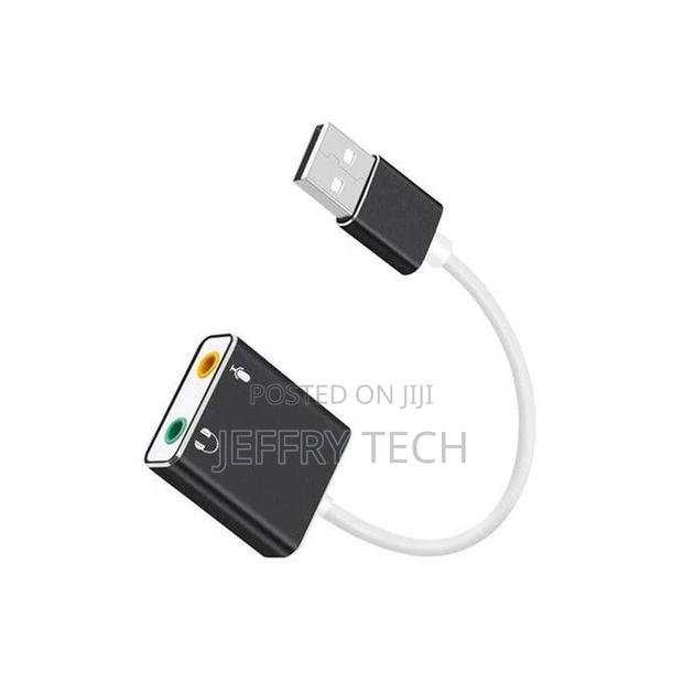 7.1 External USB Type C Sound Card Jack 3.5mm USB Audio - main view