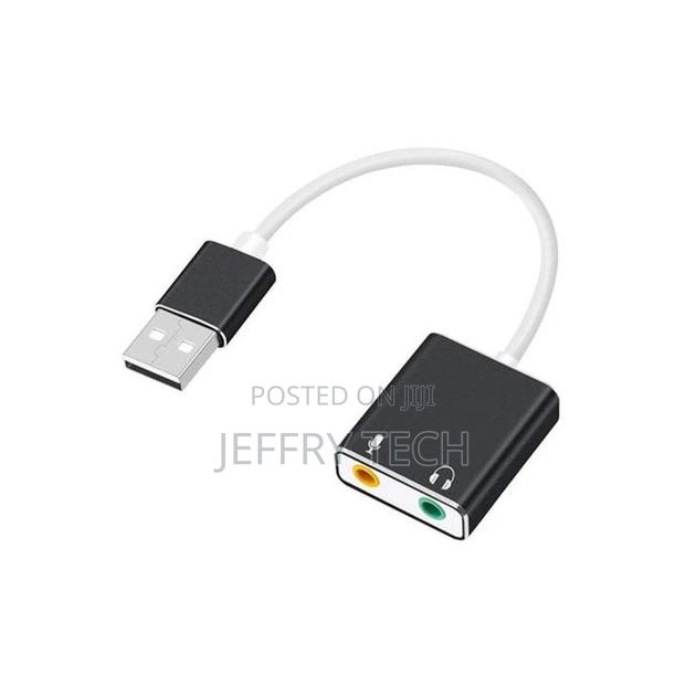 7.1 External USB Type C Sound Card Jack 3.5mm USB Audio - thumbnail 3