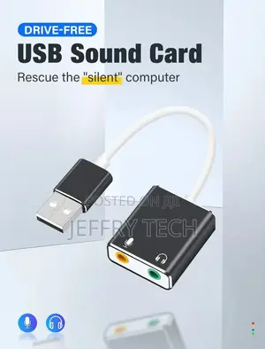 7.1 External USB Type C Sound Card Jack 3.5mm USB Audio