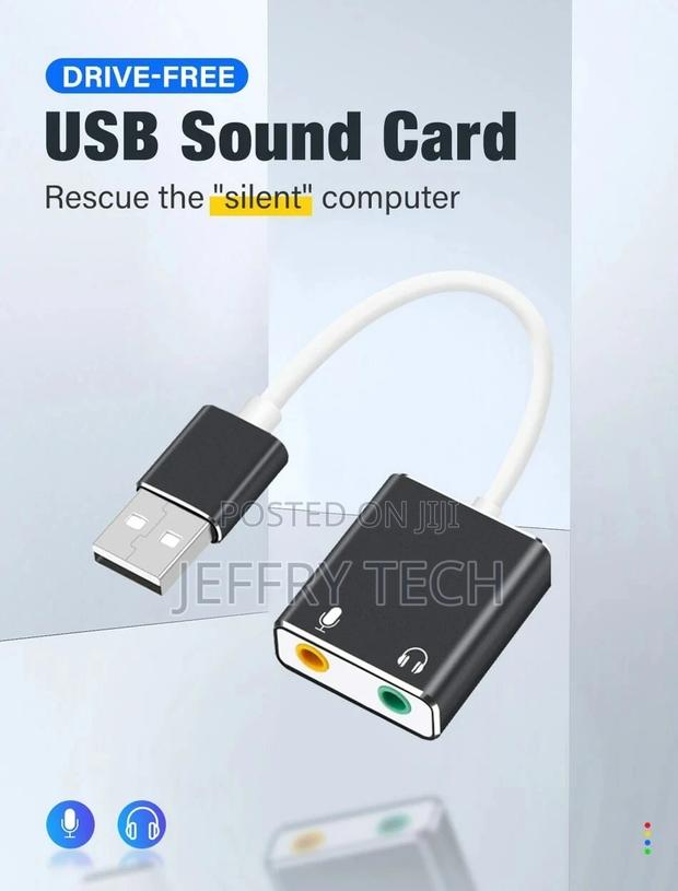 7.1 External USB Type C Sound Card Jack 3.5mm USB Audio - thumbnail 5
