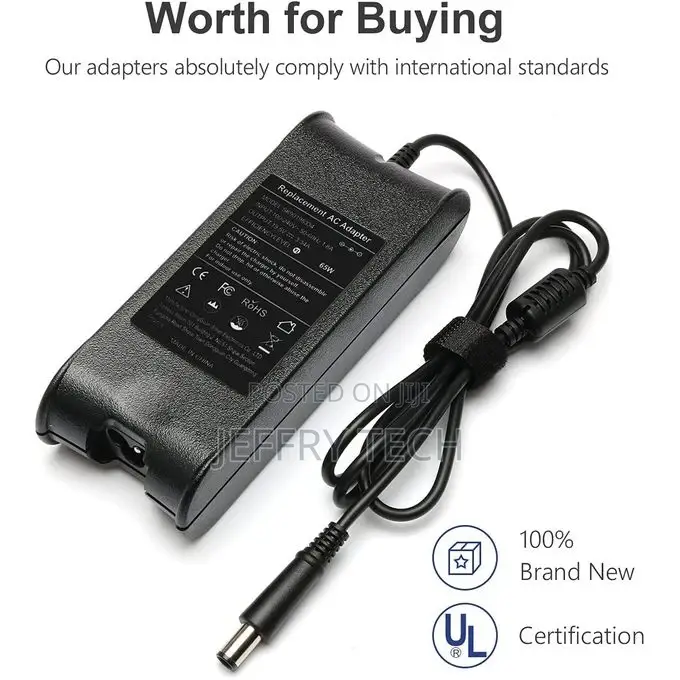 Replacement for Dell Laptop Charger 65W Latitude 3540 5410 5